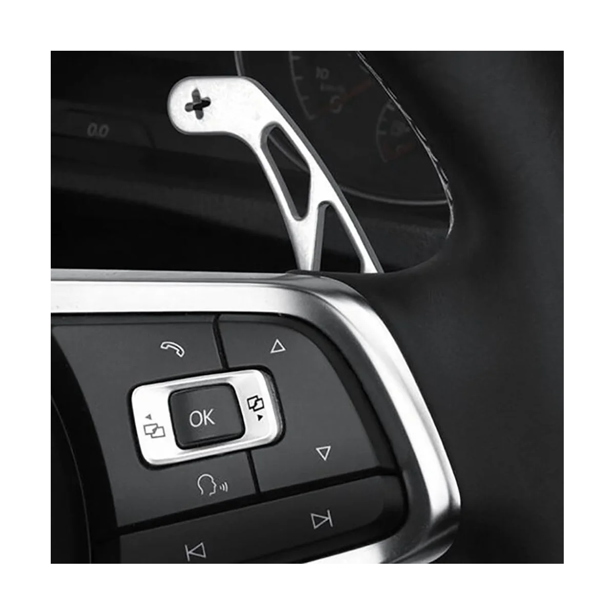 1 пара автомобильный рычаг переключения передач на руль для GOLF MK7 R GTD GTE 7 2014-2019