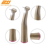 EYY Dental Increasing Handpiece 1:5 Fiber Optic Contra Angle with LED Dentist Air Turbine Brushless Electric Dril with Light