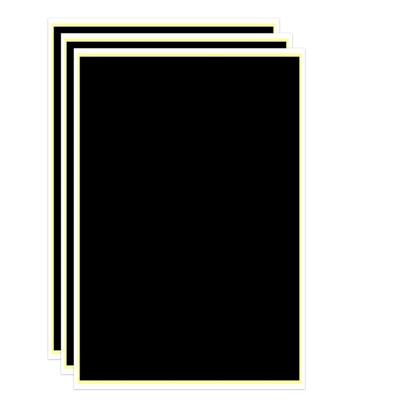 Бумага для лазерной гравировки 4 шт. Цветная бумага маркировки оптоволоконной и