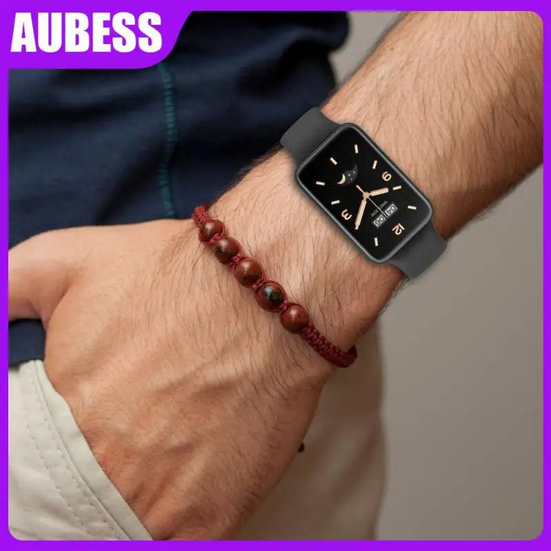 

Silicone Strap Strap Accessories Portable Smart Replacement Watchband For Mi Band 7 Correa Bracelet Wristband Sport Bracelet
