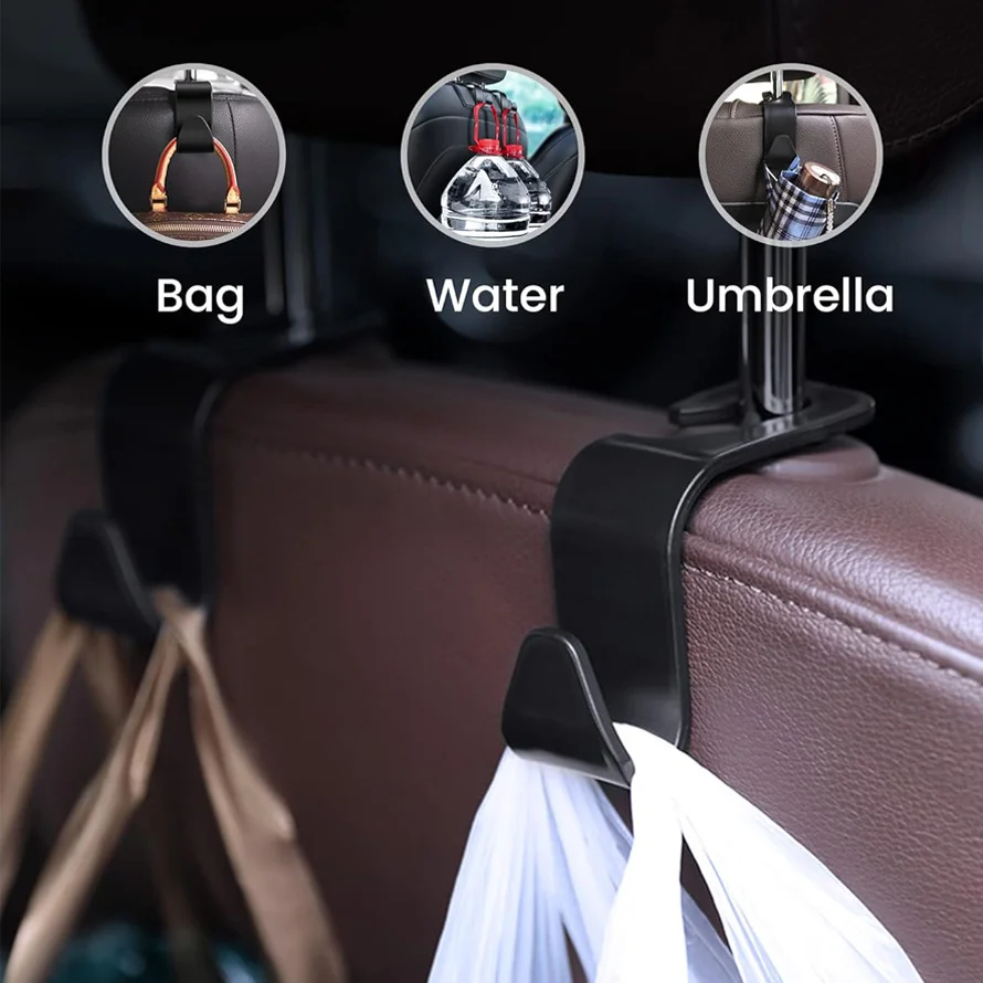 Крючок Для Подголовника Автомобиля S-образный Органайзер Хранения Из