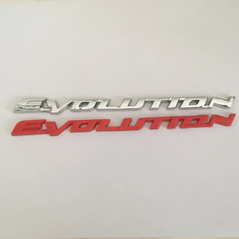 1 шт. 3D ABS высокое качество EVOLUTION автомобильная буквенная эмблема задний багажник
