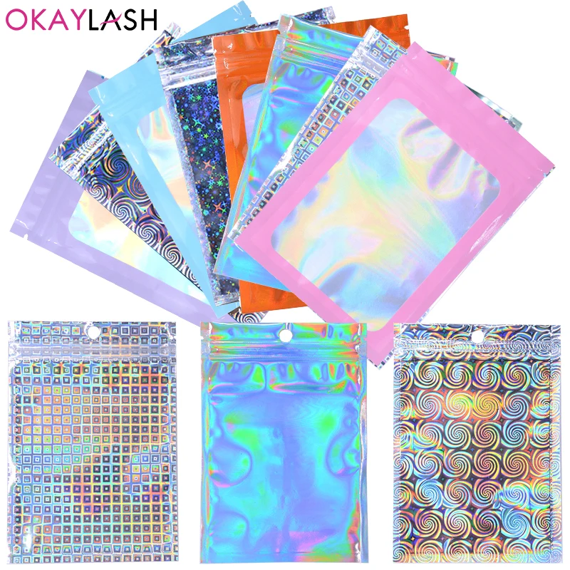 10*15 см Сияющие ресницы пакет для хранения красивый подарок ювелирные изделия DIY