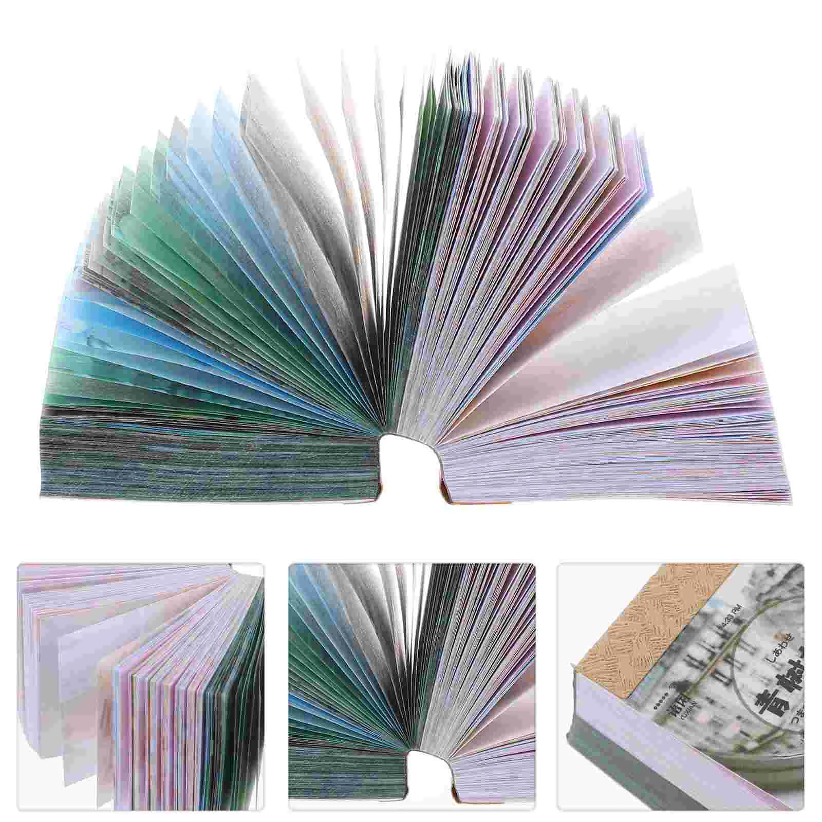 

400 Sheet Vintage Washi Sticker Tape Journaling Scrapbooking Paper Book for DIY Journal Planners Aesthetic Room Decor Album