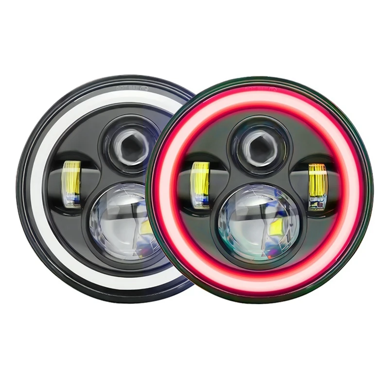 7-дюймовая галогенная лампа ближнего/дальнего света с DRL янтарным поворотным