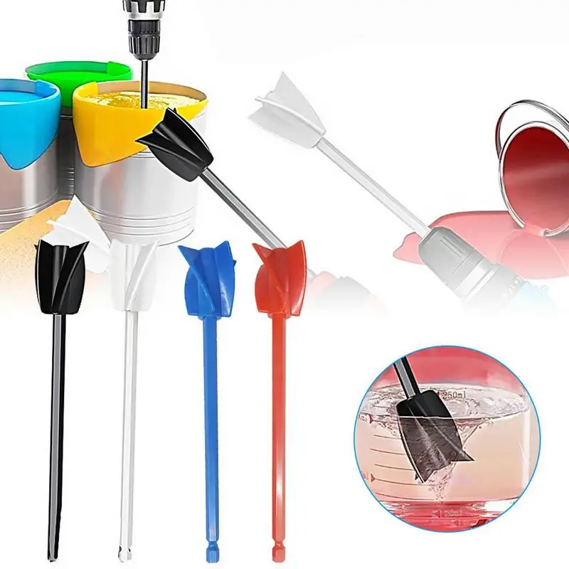 

Resin Stirrer Fast-Mixing Drill Paint Mixer Paddles Epoxy Mixer Paint Stirrer Drill Attachment For Epoxy Molds Mixing Resin And