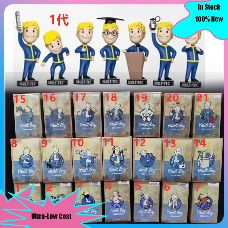Фигурки аниме Vault Boy Bobblehead милый полный набор коллекция фигурок модель статуя