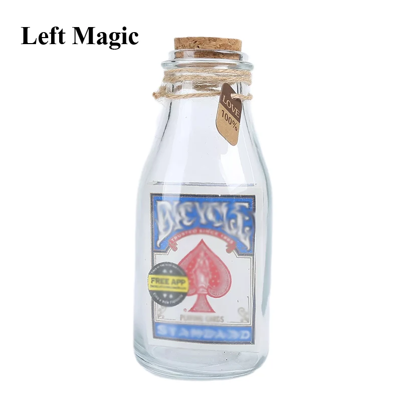 

Deck In A Bottle Card Magic Tricks Close Up Street Stage Magic Props Gimmick Magician Unique Potential Gift Celebrate Toys