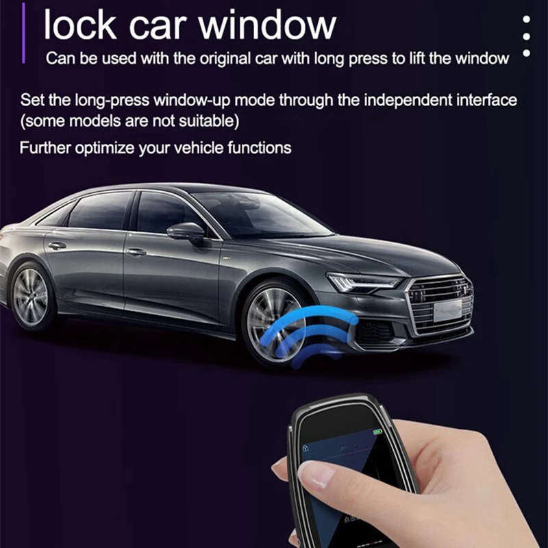 Универсальный дистанционный вход OBD БЕСКЛЮЧЕВОЙ умный ЖК-ключ для BMW //