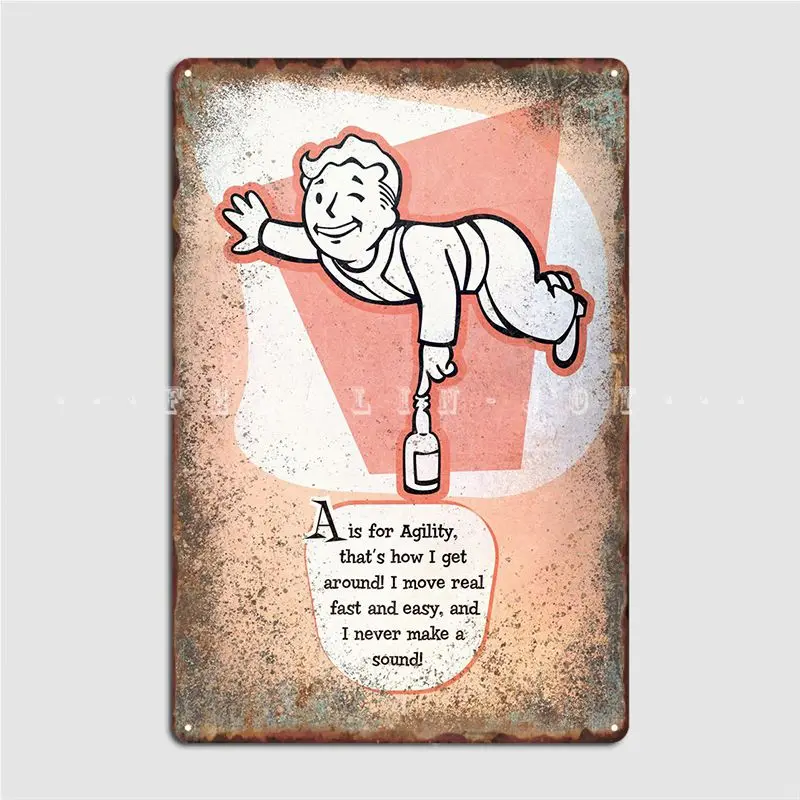 

Agility Metal Sign Club Party Printing Plaques Club Bar Tin Sign Poster