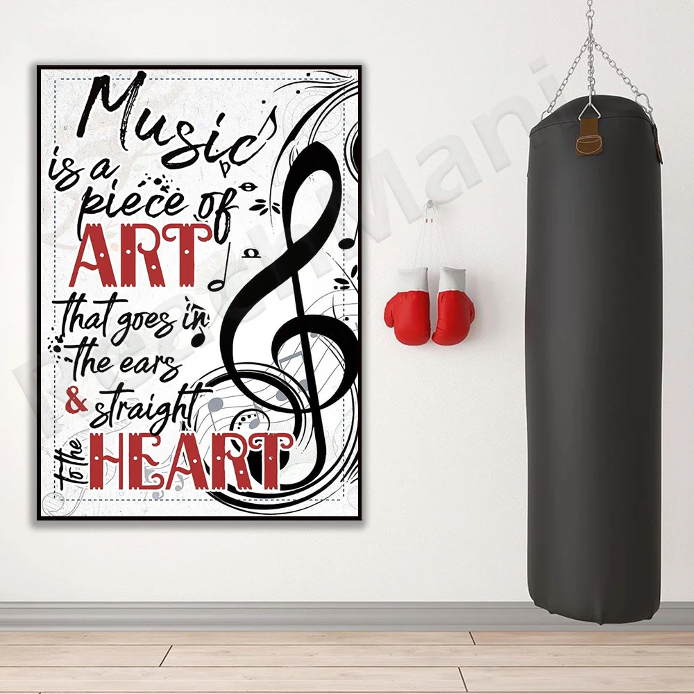 Постер с мотивами музыки постер подарок учителю и пианино мотивом настенное