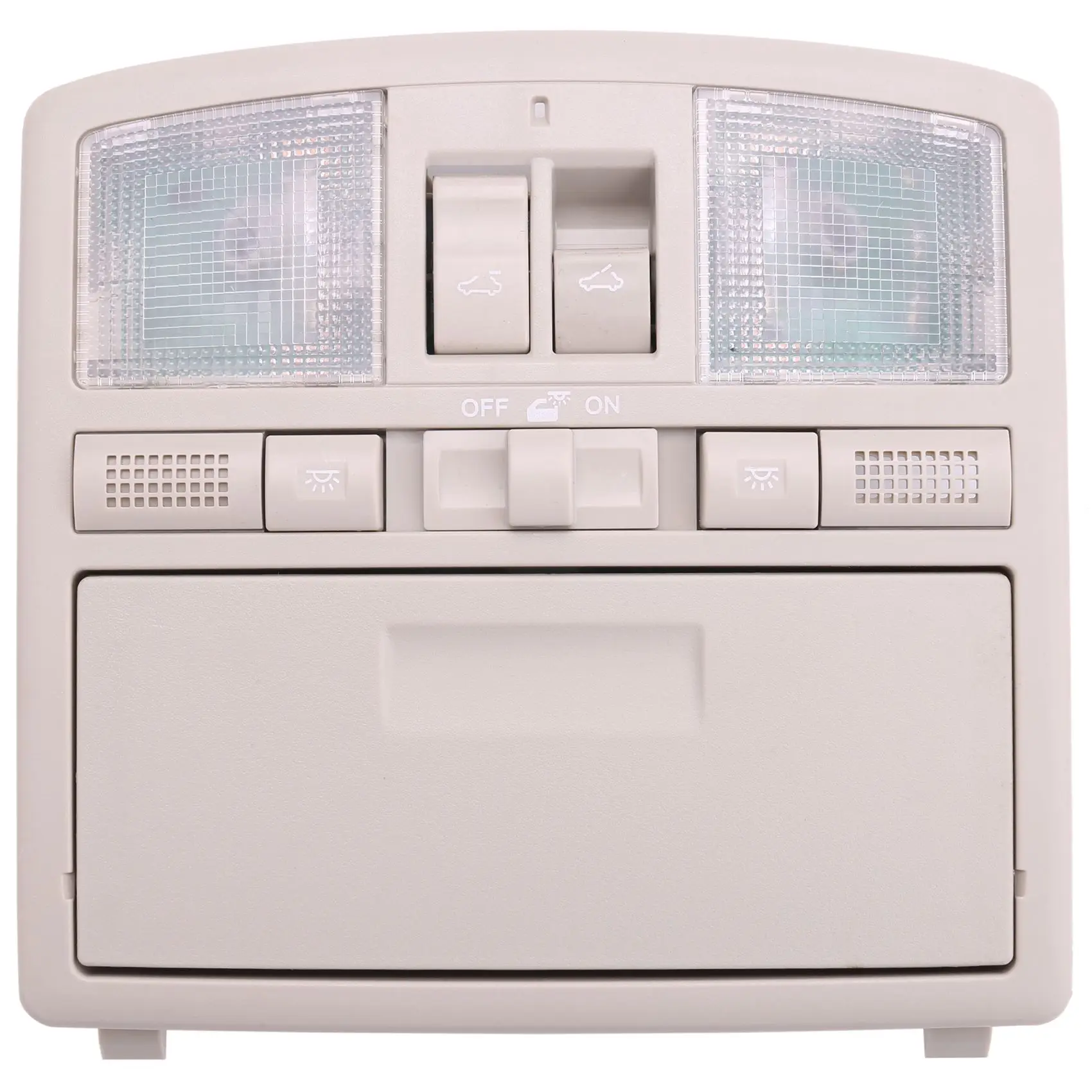 

For 2009-2011 Mazda 6 with Sunroof Gray Overhead Console with Down Light GS4C-69-970D-75