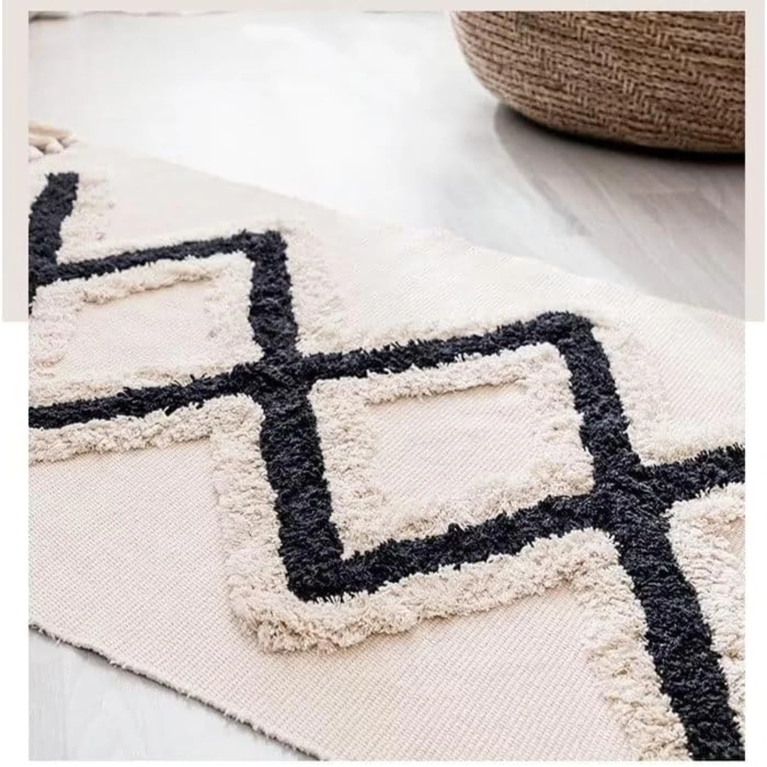 Коврик для ванной 2 х (90 см 60 см). дюйма Хлопковые моющиеся небольшие коврики с