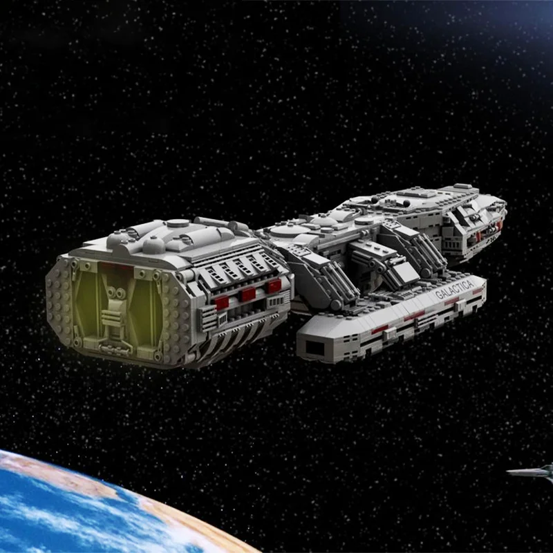 2222 шт. Moc Star Movie Battlestar Galactica модель строительные блоки DIY оружие космический