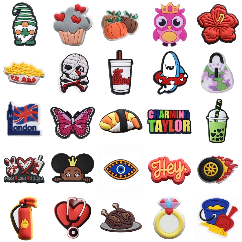 

Packs Boy Para Pins Wholesale Bulk Set Jeans Women Charm Shoe Charms Men Decorations for Crocs Gifts Shoes Accessories Girl Kids