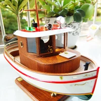 118 xiaomeng tow m2 yacht l 273 mm remote control wooden boat model diy assembly kit non finished product