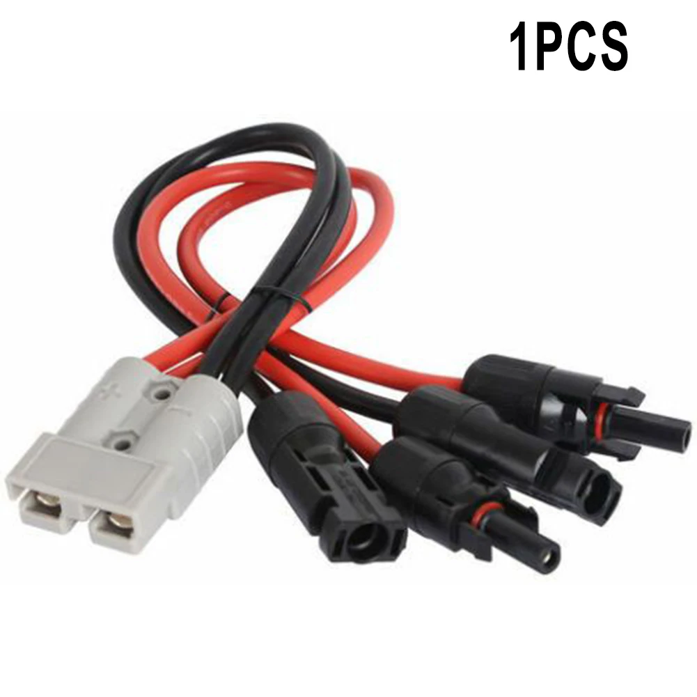 

50A Connector For Anderson Style Plug To Solar PV Power Cord 10AWG 30CM Cable High Power Connectors Solar PV Leads Connector