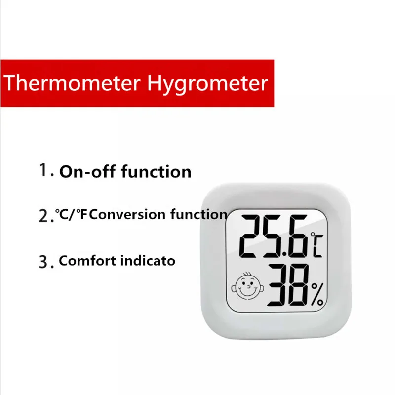 

Mini Indoor Thermometer LCD Digital Temperature Room Hygrometer Gauge Sensor Humidity Meter Indoor Thermometer Temperature