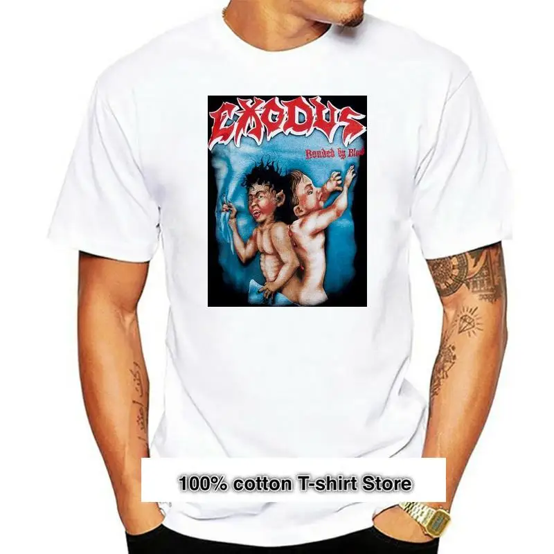 

Camiseta informal de verano para hombre, camisa de Exodus, связанная из крови, Heavy Metal (SMLXL2XL), 2022