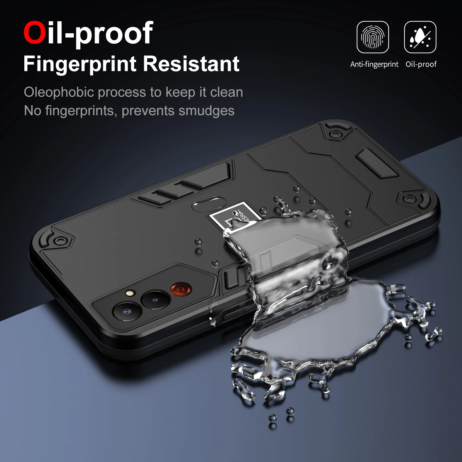 Чехол для Tecno Pova 4 роскошная Матовая силиконовая защита полная камеры