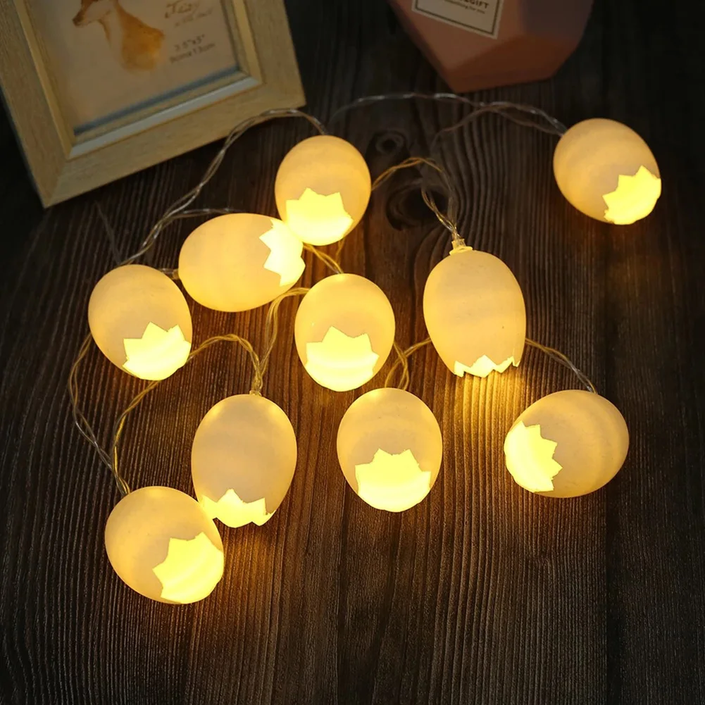 

1.5 m Easter Lights String Led Easter Eggs Bunny Chick Fairy Lights Garland Decorations for Home Easter Days Party Decor