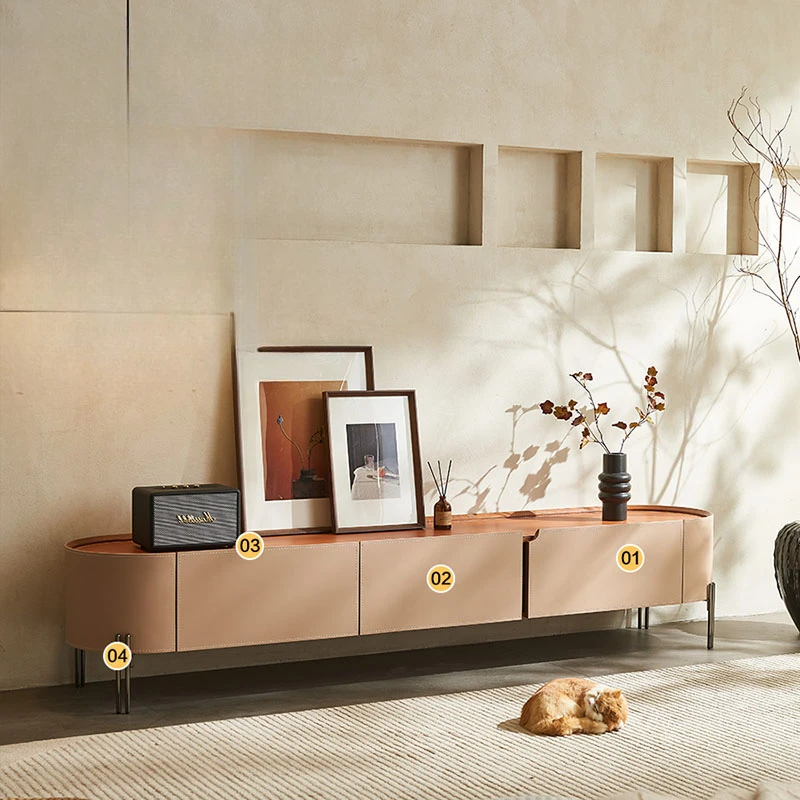 Стол для телевизора деревянная подставка низкая панель современная мебель