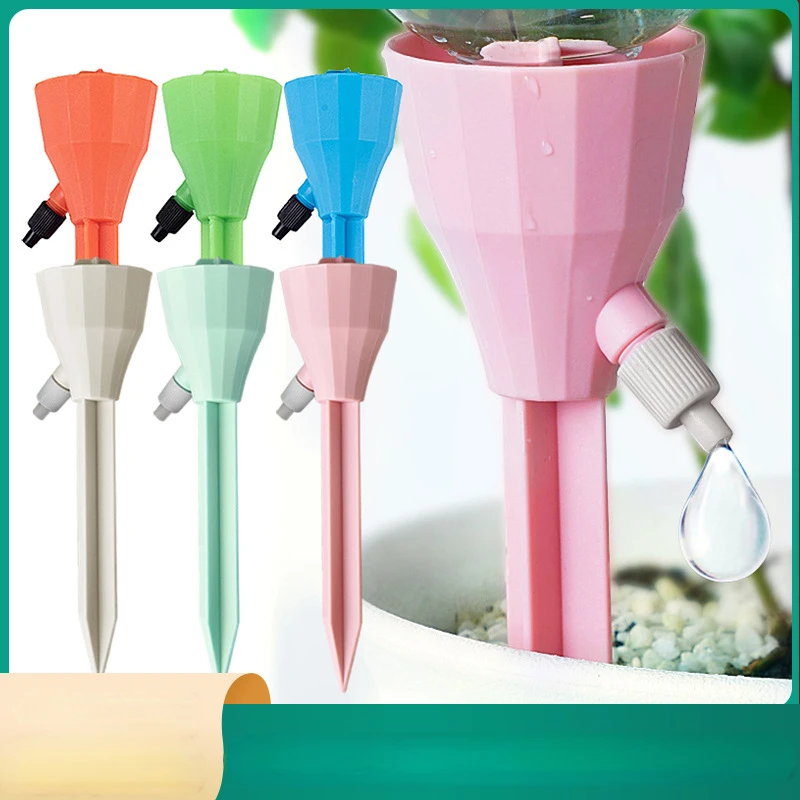 

3 Pcs Self-Watering Kit Automatic Waterer Drip Irrigation Indoor Plant Auto Watering Device Home Flower Garden Tool