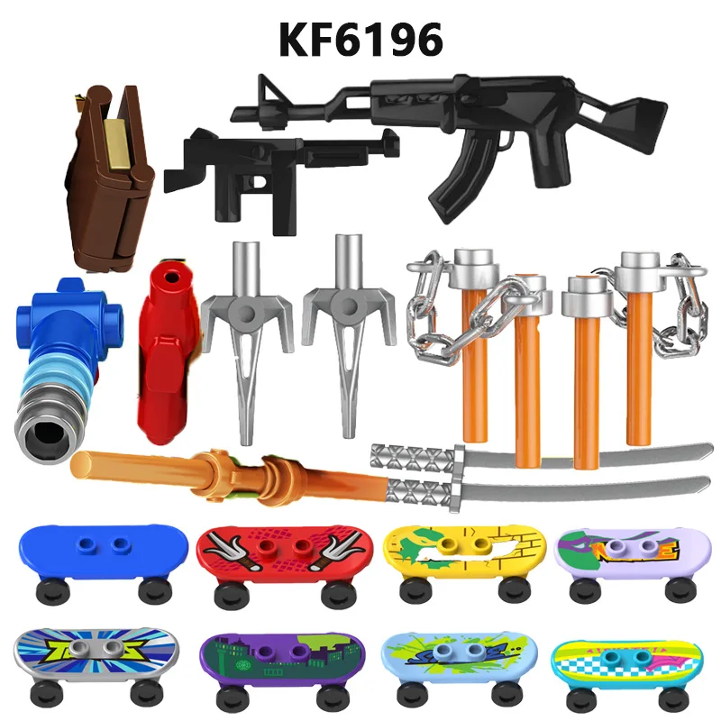 

KF6196 популярная американская мультяшная игра серии сборка строительных блоков фигурка пластиковая игрушка KF3008 KF3007 KF3006 KF3005 KF3004