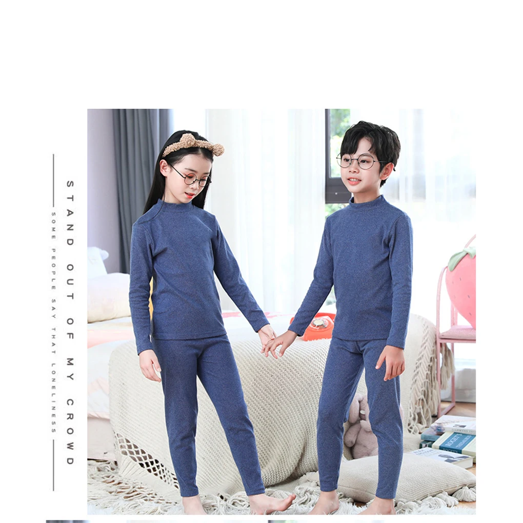 

Underwear Thermal Kids Girls Underpainting Long Sleeve Dressing Bottoming Shirts Lovely Winter Clothes Inside Pink