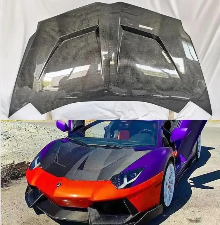 Передний бампер из углеродного волокна капот двигателя вентиляционная крышка