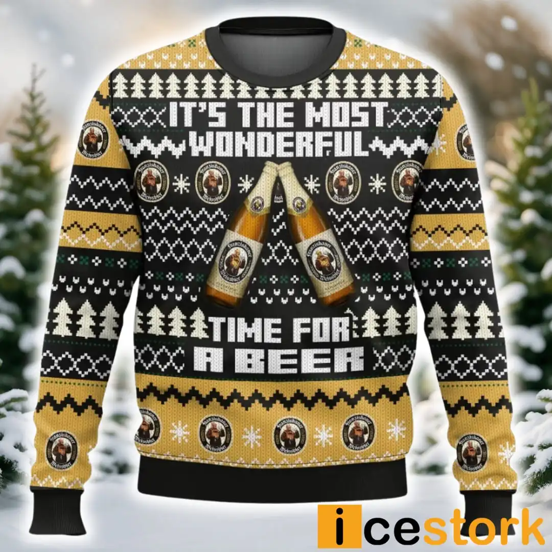 Фото Franziskaner Ugly Christmas Sweeter 2025 New 3D Printed O-neck Hoodie Men's Shirt Hot Selling New Years Men's Oversized Clothing №2
