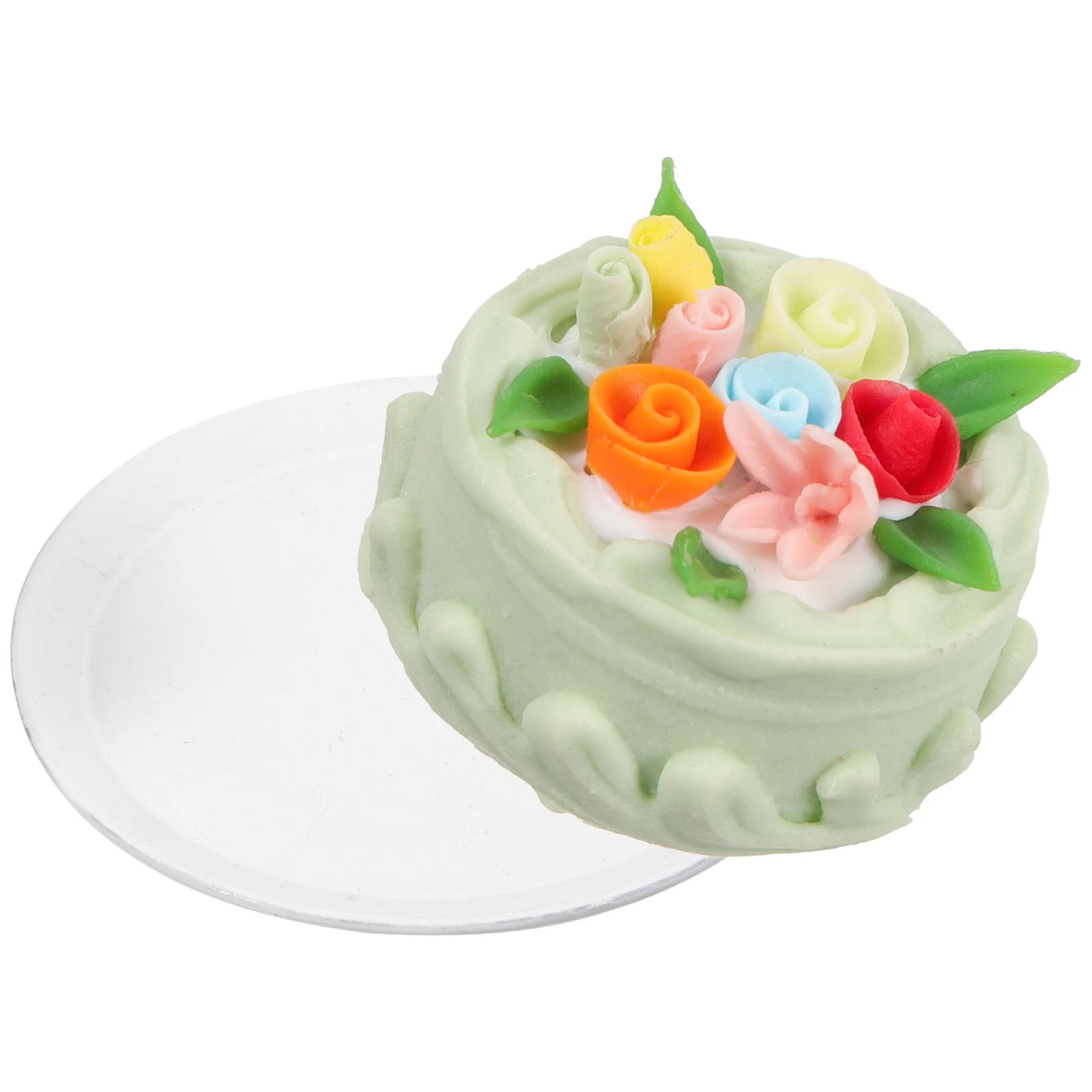 

Pretend Dollhouse Accessories Dessert Photo Props Cupcake Adornments Wedding Ceremony Decorations Vintage Mini Cakes