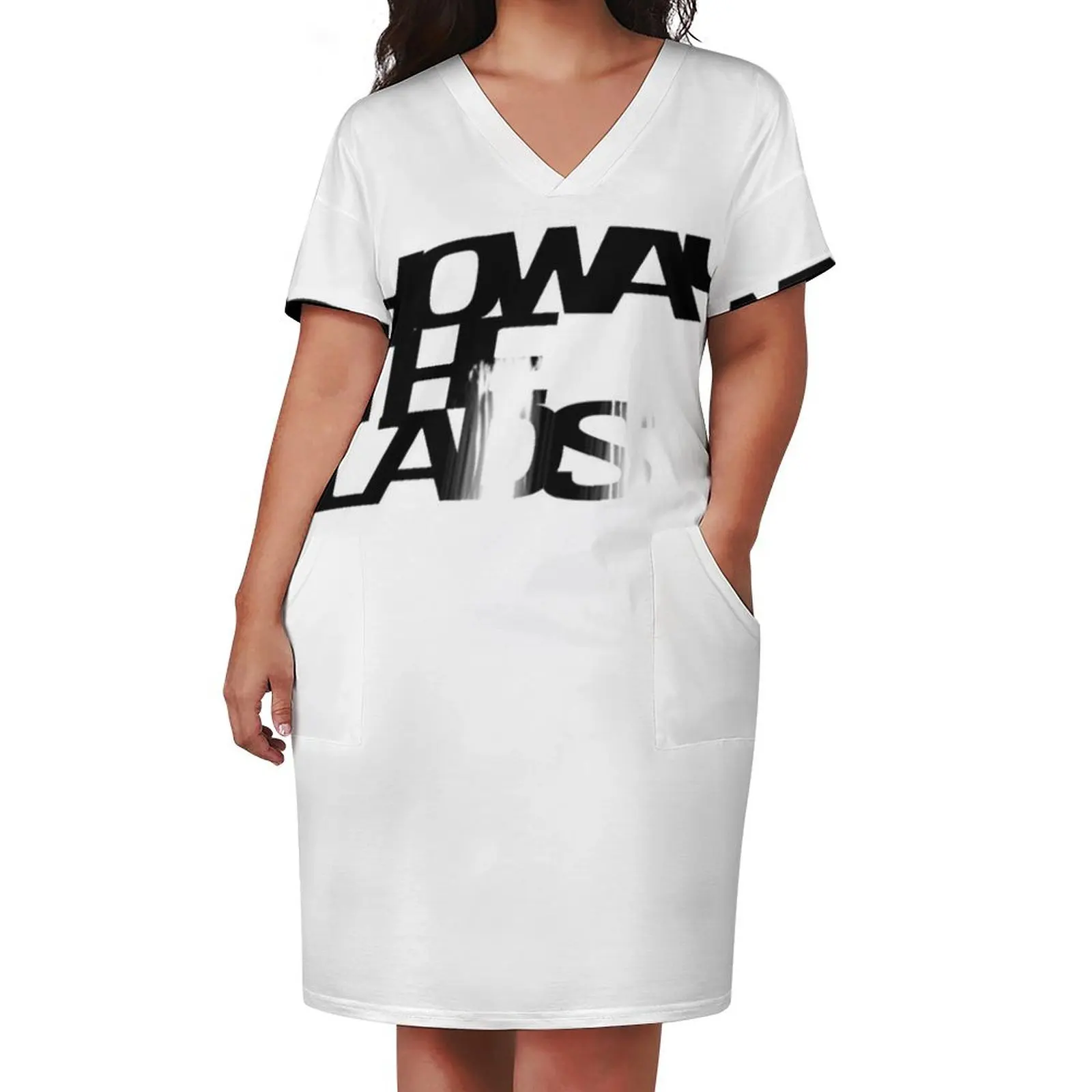 HOWAY the Lads Свободное платье с карманами Женское летнее Вечерние платья для женщин