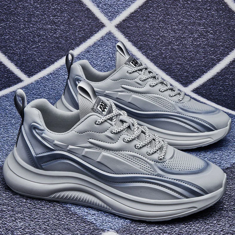 Spring and Autumn New Fashion Thick Bottom Sneakers Casual Trend of Youth Trend Shoes Running Shoes Sneakers