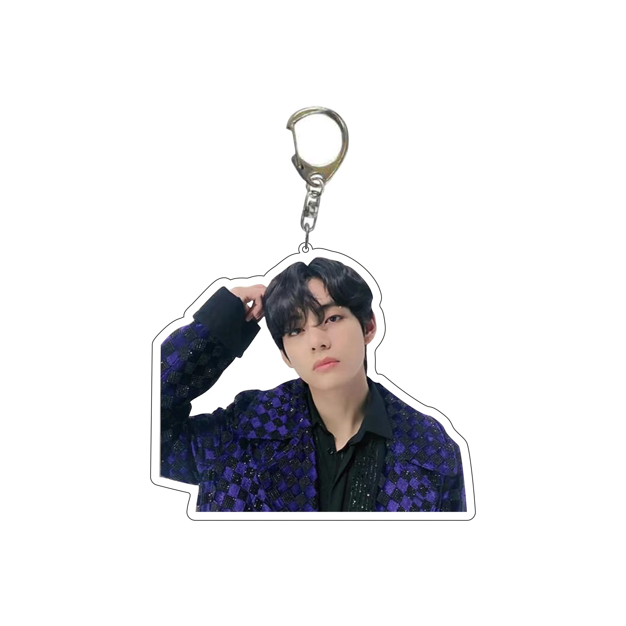 

Оптовая продажа, подпись в честь Дня Рождения Kpop, брелок Sefile Bangtan Boys, аксессуары, кольцо для ключей, акриловый брелок, милый кулон