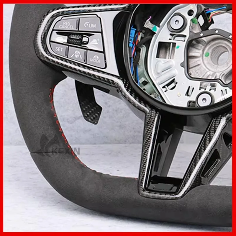 Старое обновление нового руля из углеродного волокна 2025 M4 для BMW G30 G31 G26 G03 G04 G07 G8 G87