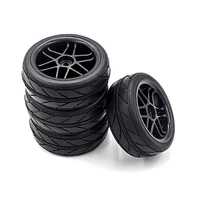 4pcsset durable remote control drift car tires rc wheels for 110 rc car modification accessories