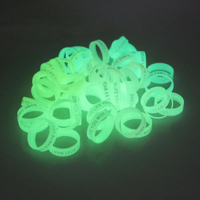 50 шт. 30 мм светящееся кольцо противоскользящее с электрическими сдвижными