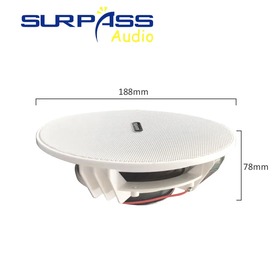 Smart Home Background Music Audio Bluetooth Wall Amplifier Sound System  PA Stereo Sound Player Ceiling Speaker 2021 Hot Sale images - 6