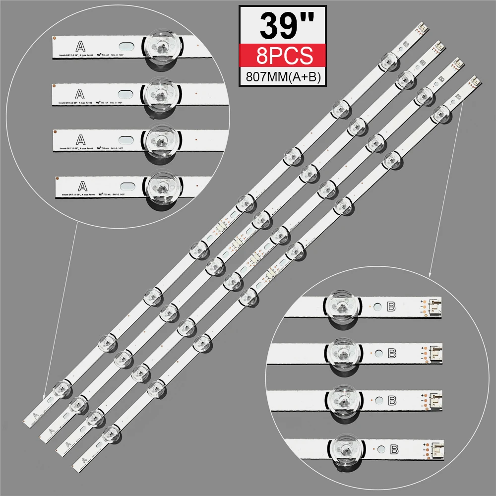 Светодиодная лента для подсветки лампа включения телевизора 390HVJ01 lnnotek drt 3 0 39