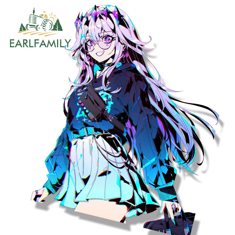 

EARLFAMILY Koseki бижутерия Fanart Автомобильная наклейка Hololive Waifu Горячая наклейка JDM уличная одежда панк девушка граффити мультфильм Peek наклейки