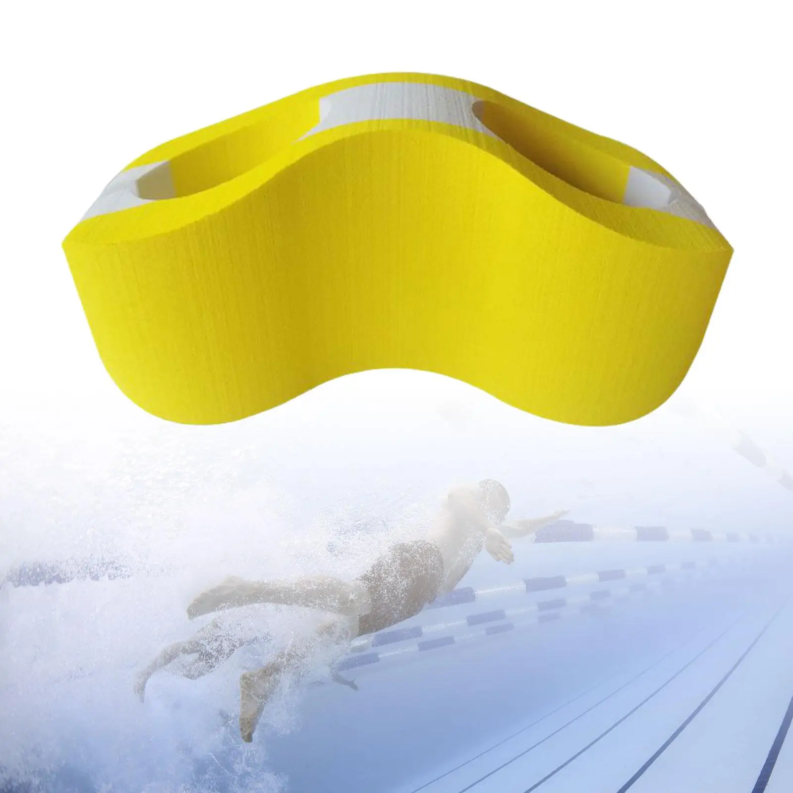 

Swimming Training Aid Exercise Water Sports EVA Pull Buoy Float Kickboard Flotation for Junior Youth Beginners Unisex Pool Gear