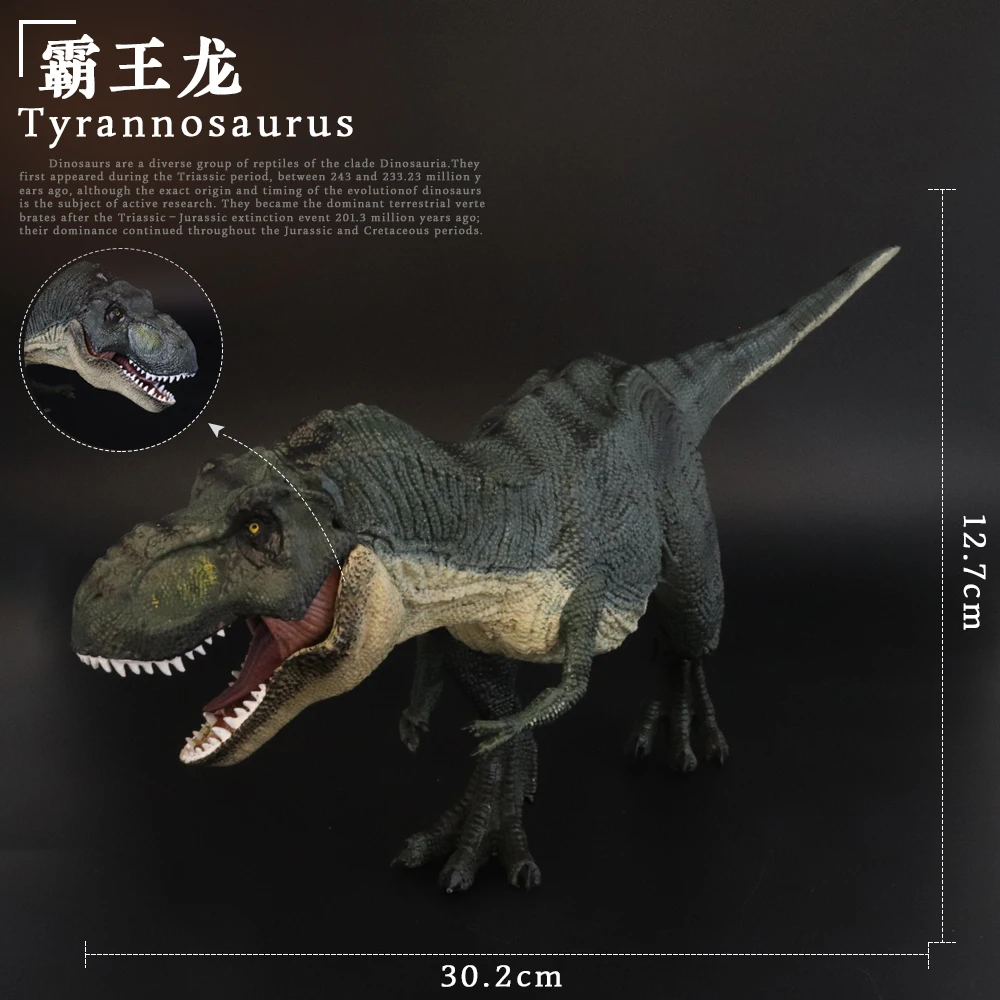 

Prehistoric Jurassic Dinosaurs World Tyrannosaurus Big Size Animals Model Action Figures PVC High Quality Toy For Kids Gift