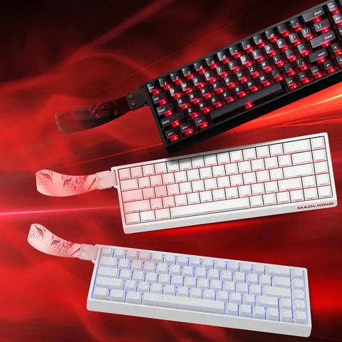 Игровая механическая клавиатура Madlions 60 68 PRO Проводная клавиатура Mad 60 68 MAD PRO MAD He Switch Специальная игровая клавиатура с возможностью горячей замены