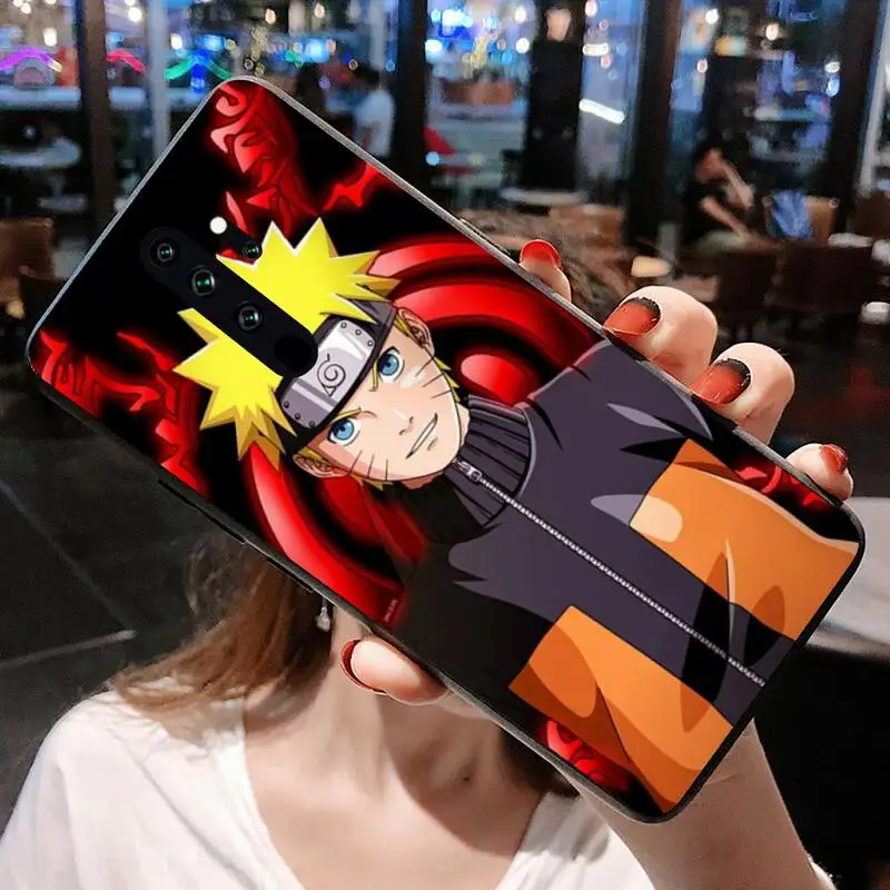 BANDAI Anime Naruto Sasuke чехол для телефона Redmi 9A 9 8A Note 11 10 8 8T Pro Max K20 K30 K40 | Мобильные телефоны