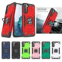shockproof case for samsung galaxy s21 s22 s30 pro ultra s21 5g s8 s9 plus s21 fe military grade bumper car bracket phone case