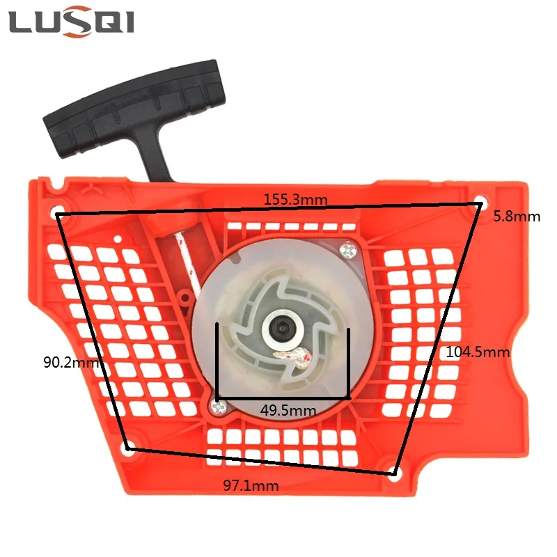 Детали цепной пилы LUSQI ручной стартер бензопилы Easy Pull Fit Husqvarna 350 351 353 340 346XP