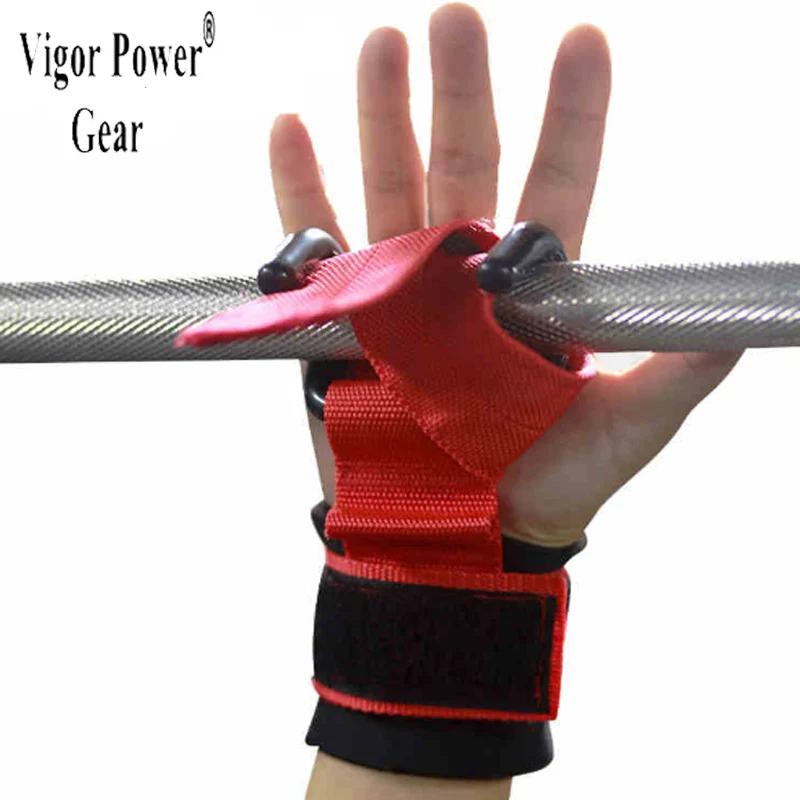 

Gym Weight Lifting Hooks Glove Hand-Bar Wrist Straps for Fitness Powerlifting Strength Training Support Dumbbell Lift Grip Belt