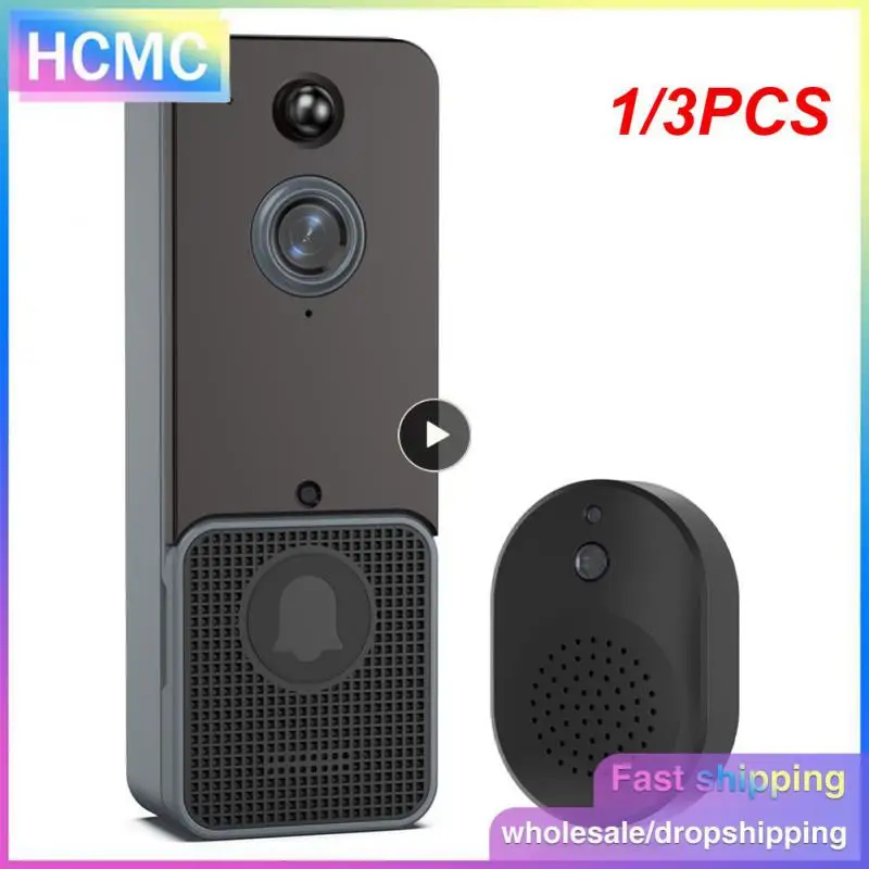 

1/3PCS Aiwit Smart Life Smart Video Doorbell Outdoor Wireless Door Bell WiFi Camera Intercom Waterproof Security Protection