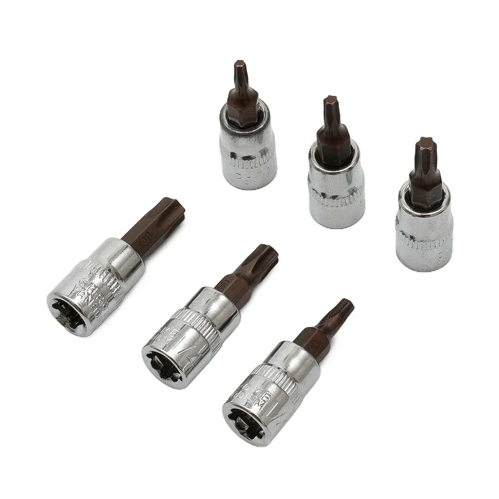 

Набор торцевых бит Torx VIBRATITE 6шт T15 T20 T25 T30 T40 из хромованадиевой стали